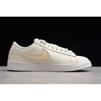 Nike Bayan Blazer Low Lux Premium Pale Ivory/Summit Beyaz Kaykay Ayakkabı Türkiye - BPAT5GOP